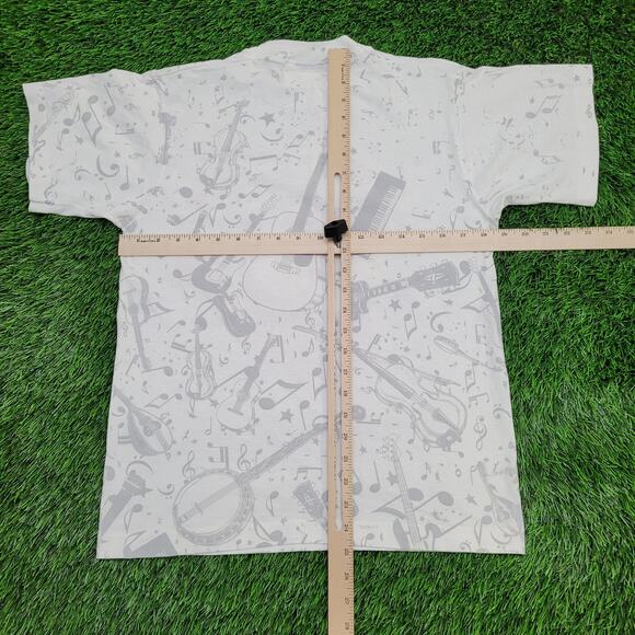 Vintage 1992 Country-Music AOP Shirt Medium 19x25 USA - Picture 4 of 12